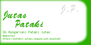 jutas pataki business card